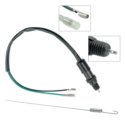 FLYPIG Universal Motorcycle Bike Rear Brake Light Switch with Spring Kit for Yamaha Honda Kawasaki Suzuki Quad Pit Scooter ATV Tail Light Switch in Saudi Arabia