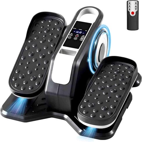 NEWBULIG Under Desk Elliptical Machine, Ellipse Leg Exerciser As Seen On TV with Remote Control, 12 Adjustable Speeds, Forward & Reverse, Mini Ellipse Leg Trainer for Home & Office in Saudi Arabia