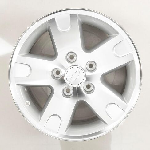 حافة عجلة جديدة من سبائك الألومنيوم مقاس 17 بوصة لسيارة Ford F150-3466 2002-2003 مقاس 17 × 7.5 بوصة مجموعة من 4 إطارات بديلة باللون الفضي in Kuwait