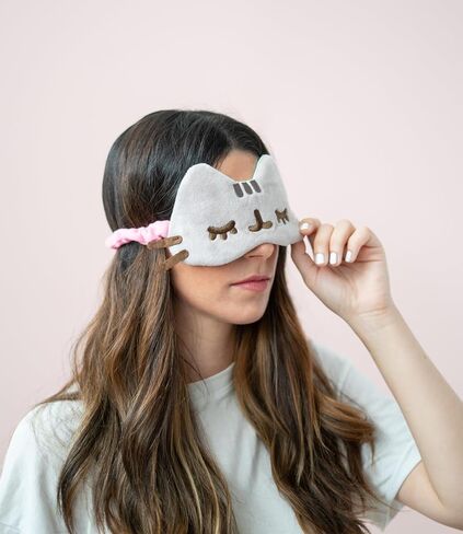 Official Pusheen Travel Set - Passport Holder, Luggage Tag and Sleep Mask - Pusheen Gifts - Kawaii Gifts in Kuwait