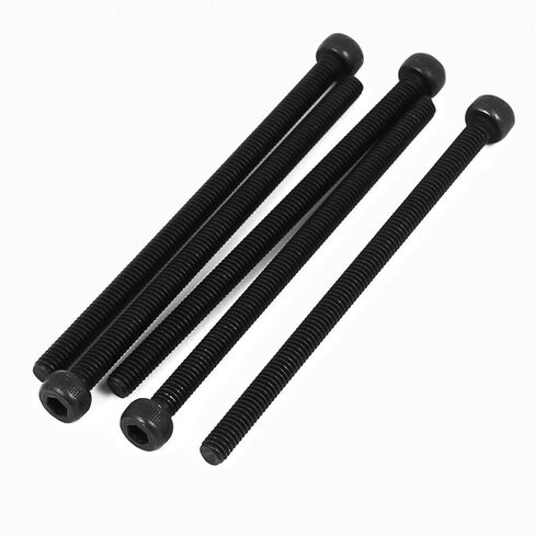 TOP-VIGOR 5Pcs M4-0.7 x 75mm Hex Socket Head Cap Screws, Fully Thread Allen Socket Drive DIN912, 12.9 Alloy Steel Machine Fastener Screws for Bicycle Motorcycle Machine Repairment in Saudi Arabia