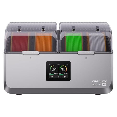 Creality Filament Dryer Box 4 Spools, Space Pi X4L Filament Storage Box, Max 85°C Temperature, Dual Independent Heating Chambers & Fan, Rapid Drying, for PLA,PETG,TPU,ABS,PET,PC,ASA,PA,PAHT in Saudi Arabia