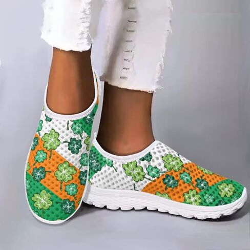 Walking Shoes for Women Slip-on Running Shoes Breathable Mesh Sneakers Womens Causal Flat Loafers,Size 35-43 EU in Saudi Arabia