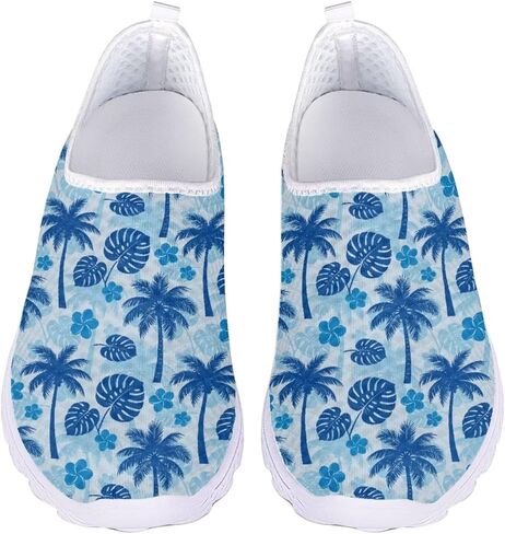 Walking Shoes for Women Slip-on Running Shoes Breathable Mesh Sneakers Womens Causal Flat Loafers,Size 35-43 EU in Saudi Arabia