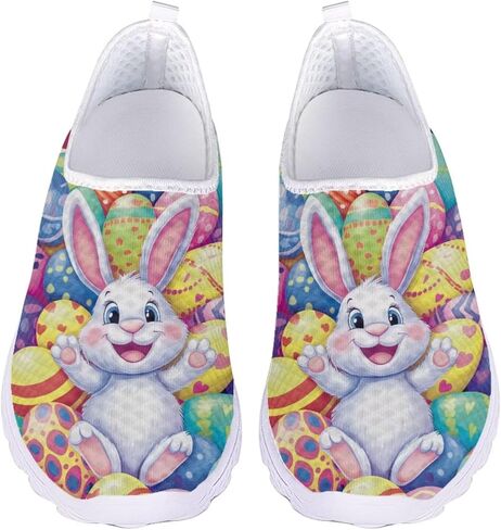 Walking Shoes for Women Slip-on Running Shoes Breathable Mesh Sneakers Womens Causal Flat Loafers,Size 35-43 EU in Saudi Arabia