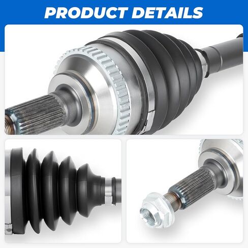 2PCs Front CV Axle Shaft Fit for Ford Escape 01-08(Not fit Hybrid, XLT Deportivo Model), for Mazda Tribute 01-06 08, for Mercury Mariner 05-08 2.0L 2.3L 3.0L, Automatic trans only, Left and Right Side in Saudi Arabia