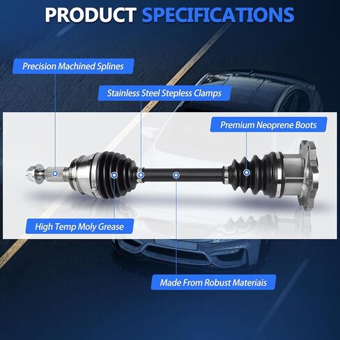 محور Maxfavor FWD CV لـ 2007 2008 2009 2010 2011 2012 2013 2014 2015 2016 2017 Jeep Patriot, Latitude North Sport 2.0L 2.4L L4، يناسب فقط محرك العجلات الأمامية ناقل الحركة اليدوي، عمود محور السيرة الذاتية الأمامي الأيسر الأيمن in Kuwait