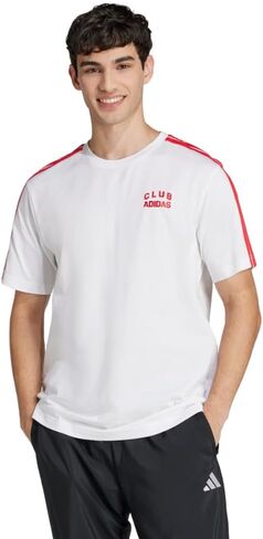 تي شيرت Adidas Codes Collegiate Sportswear للرجال، أبيض، مقاس XX-Large in Saudi Arabia