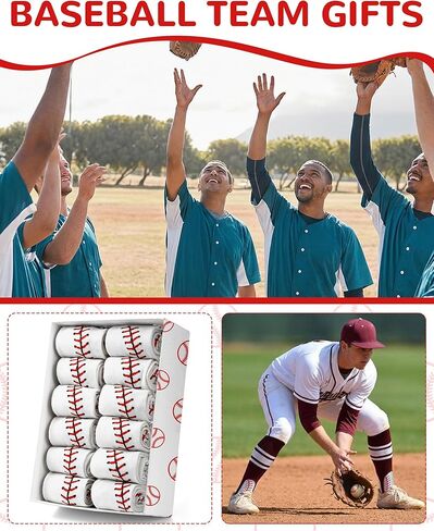 Shihanee 12 Pairs Funny Baseball Socks Bulk for Men Boys Novelty Baseball Gifts Athletic Sports Crew Socks for Team Coach Birthday Players Accessories in Saudi Arabia