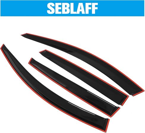 4Pcs Window Visors Black Rain Guards Deflector Replacement for Captiva 2006 2007 2008 2009 2010 2011 2012 2013 2014 2015 2016 2017 2018 2019 in Saudi Arabia