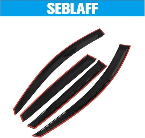 4Pcs Window Visors Black Rain Guards Deflector Replacement for Captiva 2006 2007 2008 2009 2010 2011 2012 2013 2014 2015 2016 2017 2018 2019 in Saudi Arabia