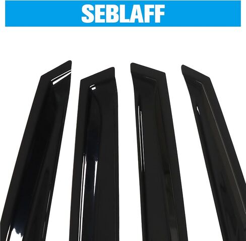 4Pcs Window Visors Black Rain Guards Deflector Replacement for Captiva 2006 2007 2008 2009 2010 2011 2012 2013 2014 2015 2016 2017 2018 2019 in Saudi Arabia