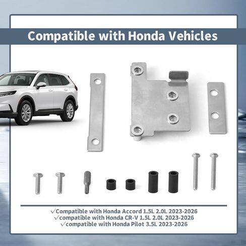 غطاء واقي لجهاز استشعار الرادار الأمامي متوافق مع Honda Accord CR-V CRV Pilot 2023 2024 2025 2026، غطاء حماية مستشعر مقاوم للسرقة من الفولاذ المقاوم للصدأ ملحقات قطع الغيار in Saudi Arabia