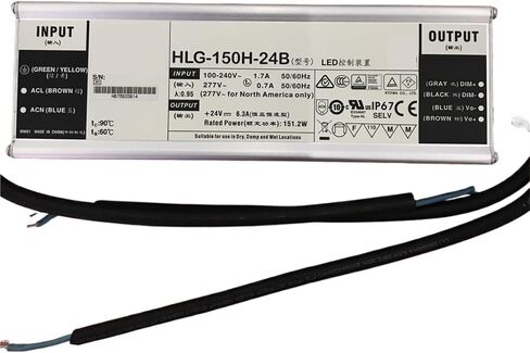 1pcs dimming LED Power Supply HLG-150H-12B HLG-150H-15B HLG-150H-20B HLG-150H-24B HLG-150H-30B HLG-150H-36B HLG-150H-42B(HLG-150H-15B) in Saudi Arabia