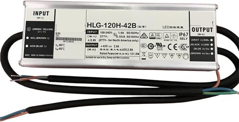 1 قطعة يعتم LED التيار الكهربائي HLG-120H-12B HLG-120H-15B HLG-120H-20B HLG-120H-24B HLG-120H-30B HLG-120H-36B HLG-120H-42B(HLG-120H-24B) in Saudi Arabia