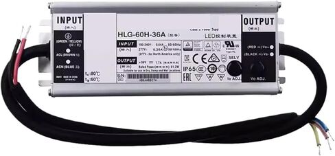 1pcs LED Power Supply HLG-60H HLG-60H-15A HLG-60H-20A HLG-60H-24A HLG-60H-30A HLG-60H-36A HLG-60H-42A HLG-60H-48A 60W(HLG-60H-54A) in Saudi Arabia