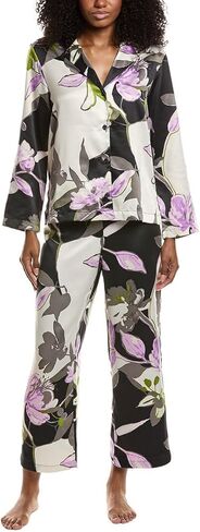 Natori Women's Natori Women's Tsubaki Pj Set, W76008, Black Multi, L in Saudi Arabia