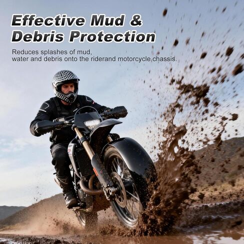 واقي الطين الأمامي متوافق مع Ebike Tuttio Soleil 01، CRF50 Style 125CC Pit PRO Trail Dirt Bike & 2000-2003 XR50 | واقي أمامي للدراجة النارية/الدراجة الإلكترونية مع براغي وملحقات التركيب in Kuwait