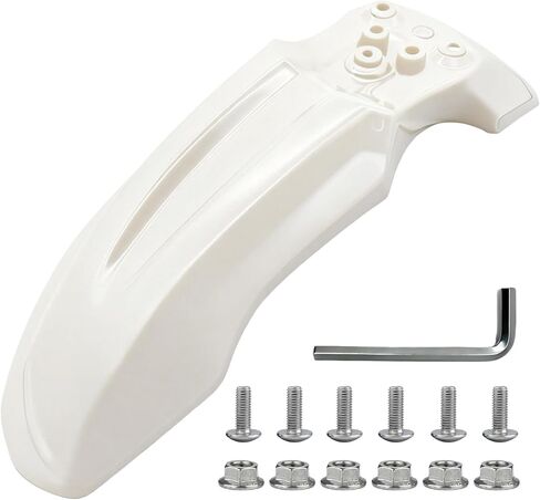 واقي الطين الأمامي متوافق مع Ebike Tuttio Soleil 01، CRF50 Style 125CC Pit PRO Trail Dirt Bike & 2000-2003 XR50 | واقي أمامي للدراجة النارية/الدراجة الإلكترونية مع براغي وملحقات التركيب in Kuwait