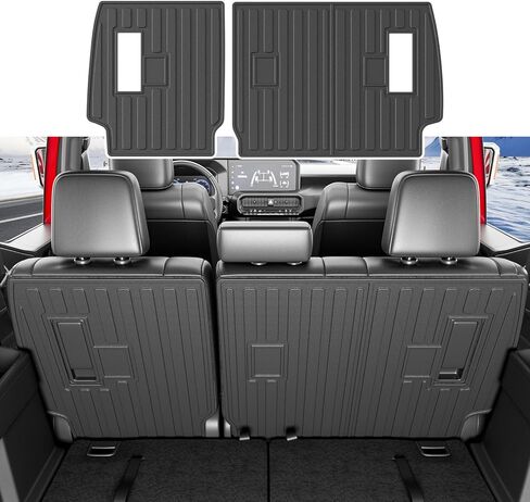 7 Seats Cargo Mat Compatible with 2025 2026 Toyota 4Runner 2nd Row Backrest Trunk Mat Fuel Trunk Liner Replacement for 2025 2026 Toyota 4Runner Accessories in Saudi Arabia
