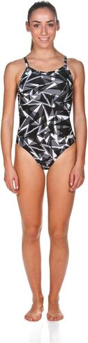 ARENA Women's Shattered Glass Light Drop Back MaxLife One Piece Swimsuit in Saudi Arabia
