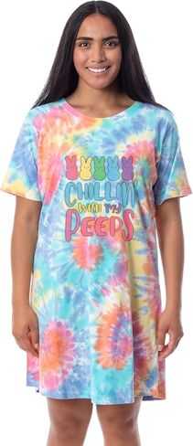 بيجامة INTIMO لعيد الفصح للسيدات من Chillin' Marshmallow Candy Tie Dye ثوب نوم in Kuwait