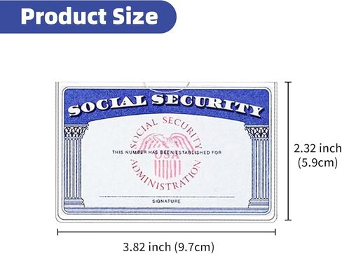 10-Pack Waterproof PVC Card Holder Sleeve for ID, Credit, Insurance, Social Security & Travel Protection - Flexible Transparent Design, Moisture & Dust Guard (10 Pack) in Saudi Arabia