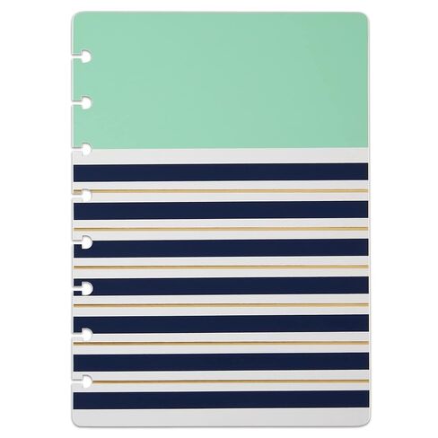 TUL® Discbound Notebook Covers, Junior Size, Mint Stripes, Pack of 2 Covers in Saudi Arabia