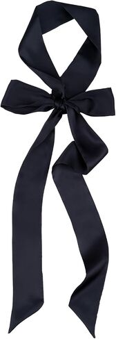 Long Skinny Neck Scarf Satin Fashion Scarves for Women Neckerchief Necktie Sash Belt Hair Accessories Handbag Wrap in Saudi Arabia