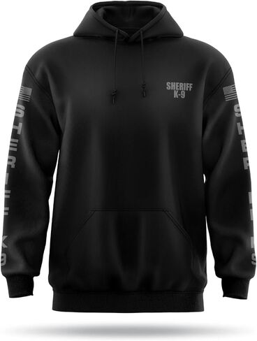 SHERIFF K9 Heavy Blend Hoodie – Midweight Cotton/Poly Pullover with Double-Lined Hood & Front Pocket in Saudi Arabia