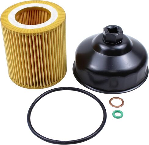 ApplianPar Engine Oil Filter HU816 and 86.4mm 16 Flutes Oil Filter Socket Wrench with O-Ring Gasket Housing Cap Removal Tool in Saudi Arabia