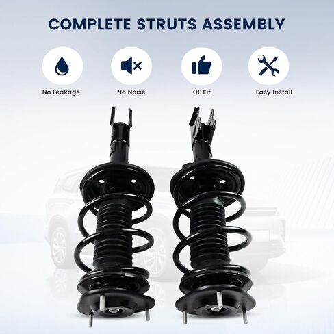 4PCS Front Struts Shocks & Sway Bars End Links for 2004 2005 2006 2007 2008 2009 Toyota Prius, Shock Absorbers Assembly w/Coil Springs Left & Right Replace for 172357, 172358, K90433 in Saudi Arabia