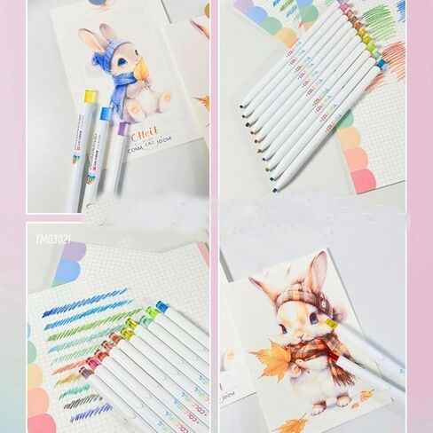 10 Pcs Mechanical Rainbow Pencils 7 Color in 1 Colored Pencil, Colorful Pencils for drawing, coloring, or crafting in Kuwait