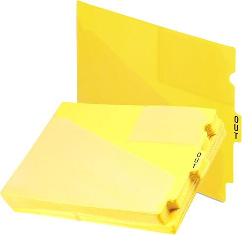 Pendaflex PFX13542 End Tab Vinyl Outguides w/Center Tab Printed Out, Letter Size, Blue, 50/box in Saudi Arabia