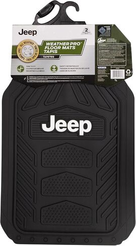 Plasticolor 001657R01 Jeep WeatherPro Front Floor Mats - 2pcs in Saudi Arabia