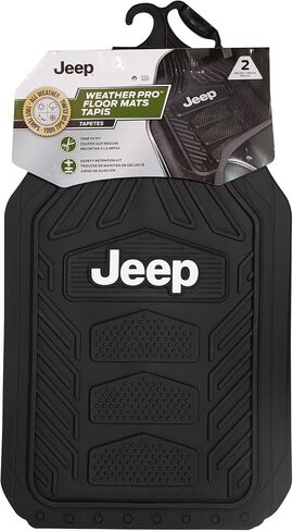 Plasticolor 001657R01 Jeep WeatherPro Front Floor Mats - 2pcs in Saudi Arabia