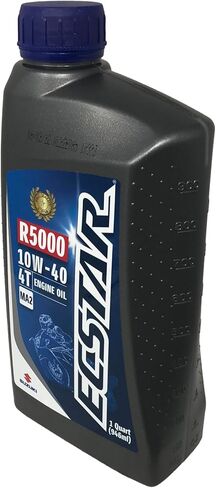 Three Pack compatible with Suzuki Ecstar R5000 10W-40 4-Stroke Engine Oil 990A0-01E10-01Q Contains Three Quarts and a Funnel in Saudi Arabia