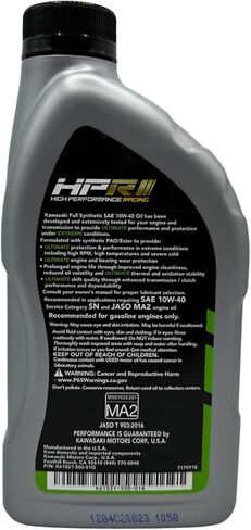 Oil Change Kit compatible with 2015-2023 Kawasaki Vulcan S EN650 Full Synthetic in Saudi Arabia