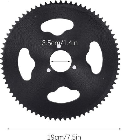 Rear Sprocket, T8F 74T Tooth 35MM Steel Rear Sprocket Motorcycle Replacement Accessories 25 Chain Sprocket in Kuwait