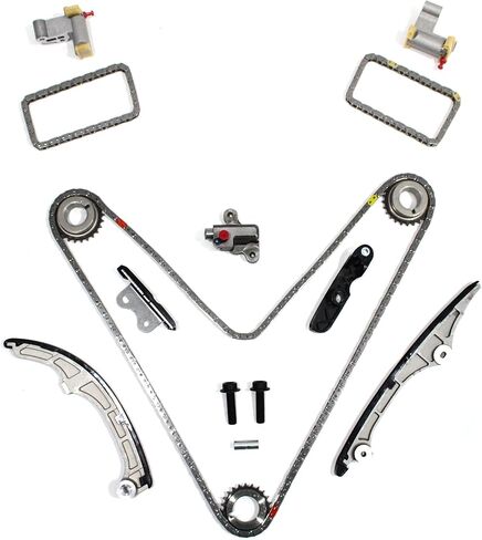 AUCERAMIC Timing Chain kit Fit for 2007-2011 Ford Edge Flex Fusion Taurus X Lincoln MKS MKT MKX MKZ Mazda 6 CX-9 Mercury Sable in Saudi Arabia
