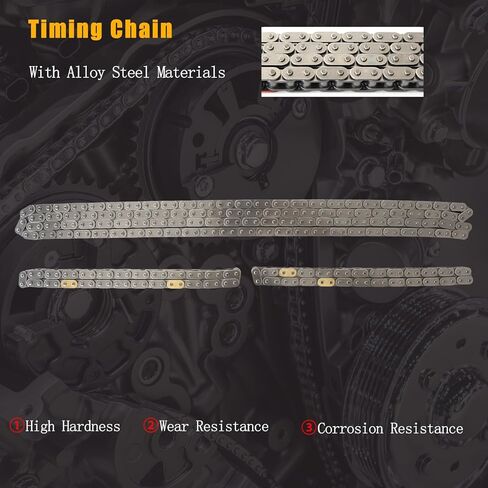 AUCERAMIC Timing Chain kit Fit for 2007-2011 Ford Edge Flex Fusion Taurus X Lincoln MKS MKT MKX MKZ Mazda 6 CX-9 Mercury Sable in Saudi Arabia