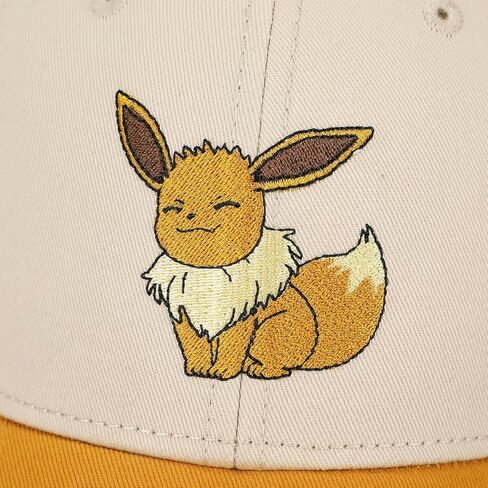 Bioworld Pokemon Embroidered Eevee Adult Baseball Hat (One Size) in Saudi Arabia