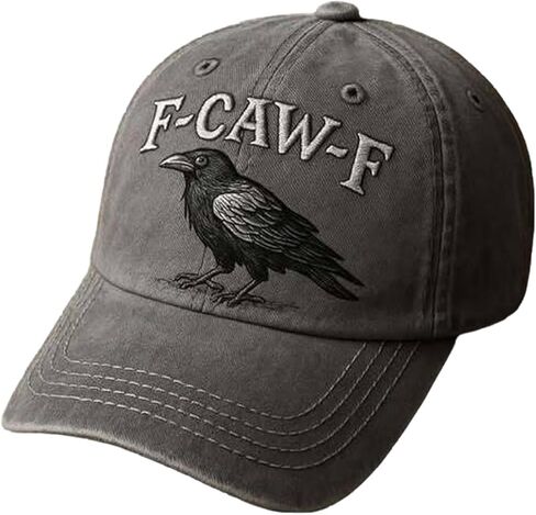 Crow Hat, Adjustable Vintage Black Bird Baseball Cap, Soft Washed Baseball Caps for Men and Women in Saudi Arabia