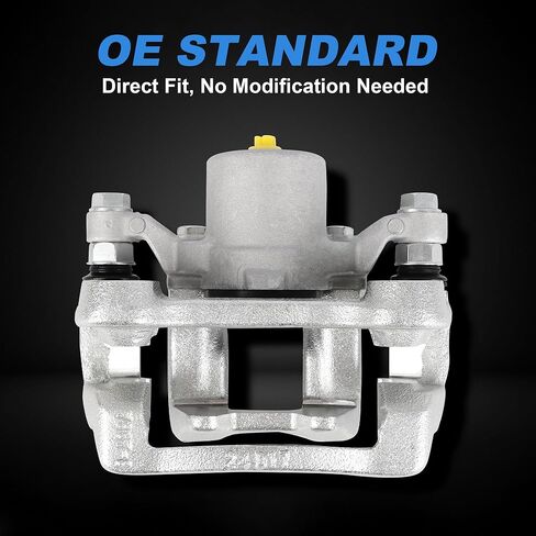 Rear Disc Brake Caliper Assembly with Bracket – Compatible with Hyundai Sonata 2011-2015, Kia Optima 2011-2015 – Replaces 19-B6456, 19-B6457 – Rear Left & Right – 2-PC Set in Saudi Arabia
