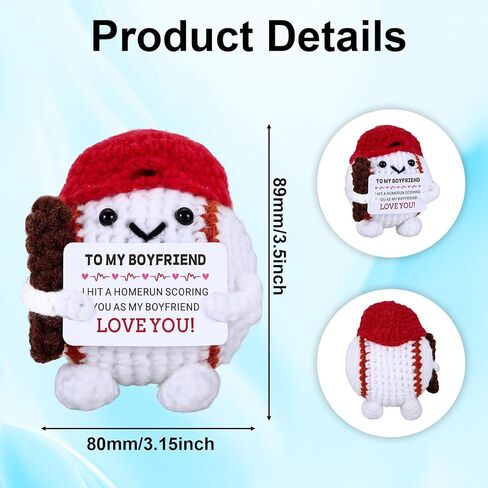 Baseball Gifts for Men Boyfriend - Baseball Easter Basket Stuffers Fathers Day Gifts for Boyfriend Baseballs Stuff Romantic I Love You Gift for Him Birthday Wedding Cotton 2nd Anniversary Gift for Him in Saudi Arabia