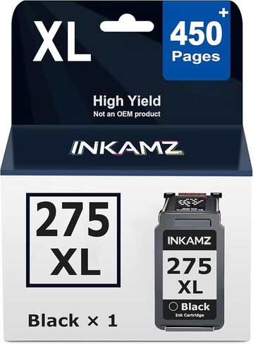 Compatible Black Ink Cartridge Replacement for Canon 275XL Ink PG-275 XL Work with PIXMA TR4720 TS3720 TS3522 TR4722 TR4723 TR4700 TS3520 TS3722 TS3500 Printer (1 Black) in Saudi Arabia