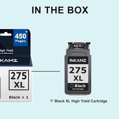 Compatible Black Ink Cartridge Replacement for Canon 275XL Ink PG-275 XL Work with PIXMA TR4720 TS3720 TS3522 TR4722 TR4723 TR4700 TS3520 TS3722 TS3500 Printer (1 Black) in Saudi Arabia