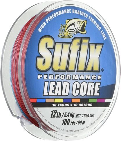 Sufix Performance Lead Core 100 Yards Metered Fishing Line (27-Pounds) in Saudi Arabia