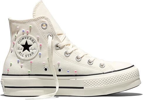 Converse Womens Chuck Taylor All Star Lift Platform Mini Studs High Top Sneaker in Saudi Arabia