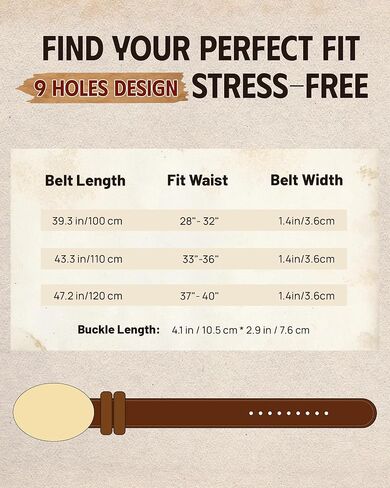 AWAYTR Western Belt for Women Cowgirl - Vintage PU Leather Cowboy Belts for Men with Letter Buckle in Saudi Arabia